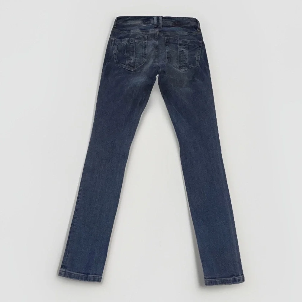 Burberry Brit Blue Washed Denim Langley Skinny Leggings Size 25‎ - Picture 10 of 10
